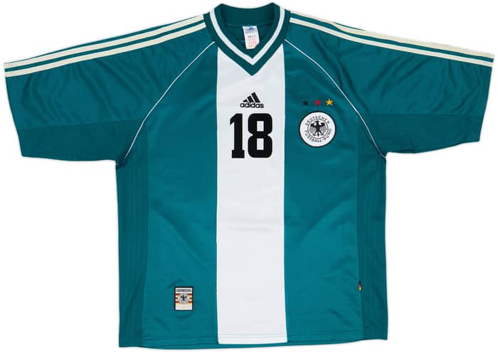 1998-00 Germany Away Shirt Klinsmann #18 - 8/10 - (L)