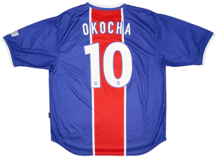 1999-00 Paris Saint-Germain Home Shirt Okocha #10 - 7/10 - (XL)