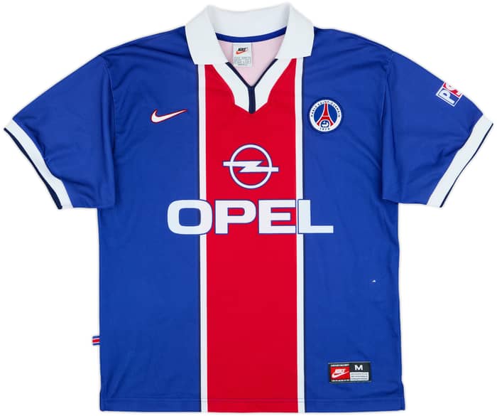1997-98 Paris Saint-Germain Home Shirt Rai #10 - 6/10 - (M)