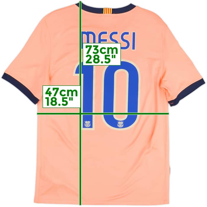 2009-10 Barcelona Away Shirt Messi #10 - 6/10 - (S)