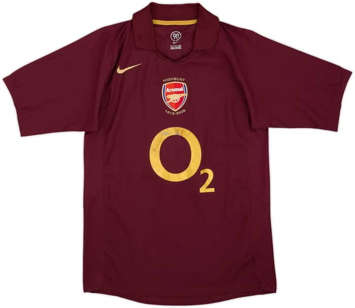 2005-06 Arsenal Home Shirt Henry #14 - 5/10 - (S)