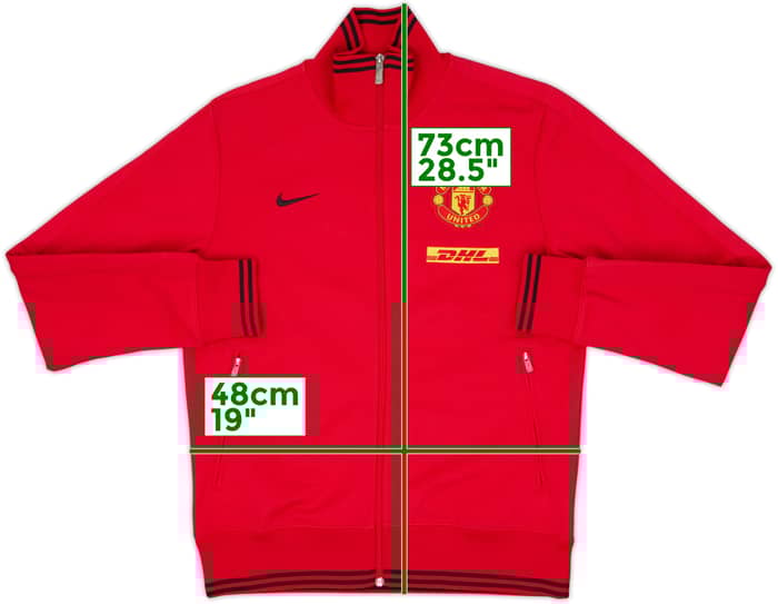 2012-13 Manchester United Nike N98 Track Jacket - 7/10 - (L)