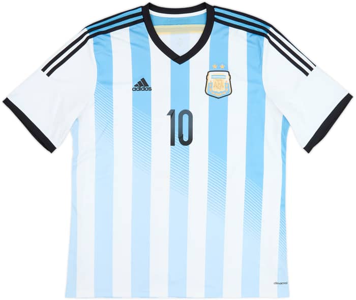 2013-15 Argentina Home Shirt Messi #10 - 6/10 - (XXL)