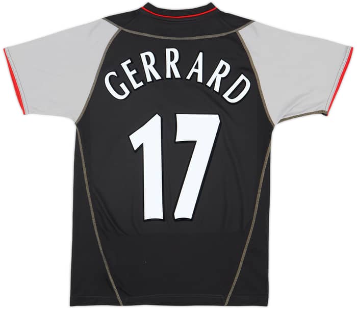 2002-04 Liverpool Away Shirt Gerrard #17 - 9/10 - (XS)