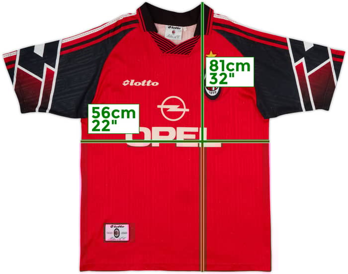 1997-98 AC Milan 'Belo Horizonte' Fourth Shirt - 7/10 - (L)