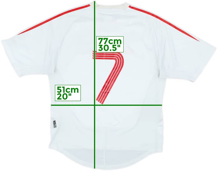 2004-06 China Away Shirt #7 - 8/10 - (M)