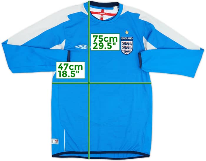 2004-06 England GK Shirt - 7/10 - (S)