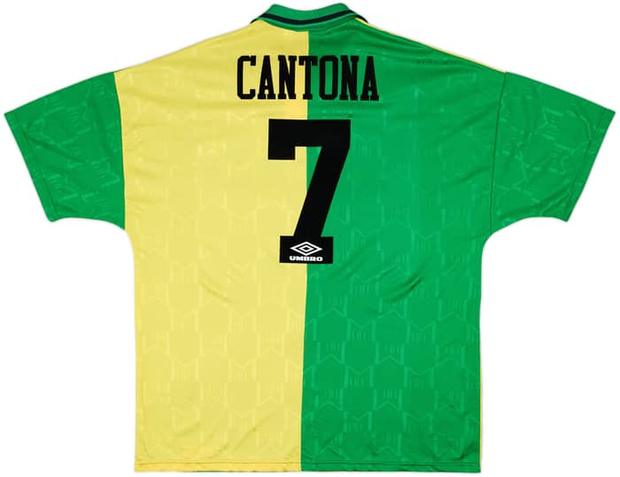 1992-94 Manchester United Third Shirt Cantona #7 - 8/10 - (XXL)