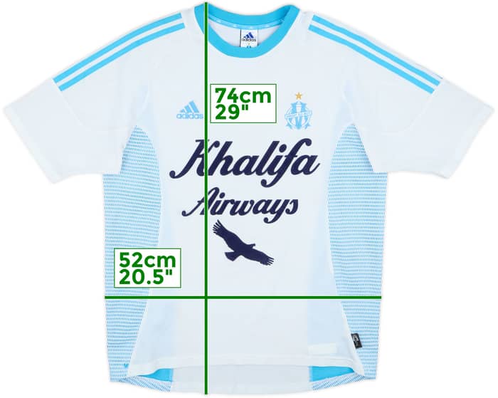 2002-03 Olympique Marseille Home Shirt #11 - 6/10 - (M)