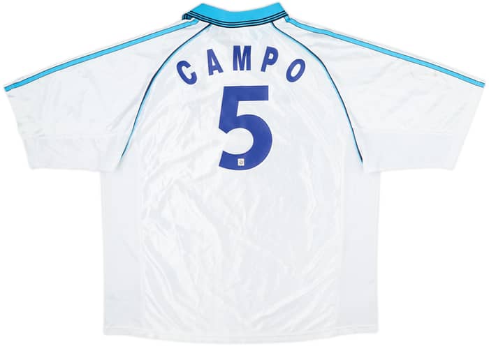 1998-99 Olympique Marseille Home Shirt Campo #5 - 7/10 - (XL)