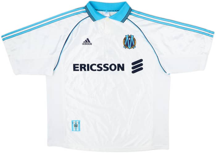 1998-99 Olympique Marseille Home Shirt Campo #5 - 7/10 - (XL)