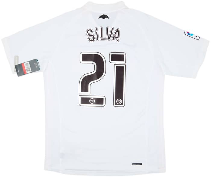 2006-07 Valencia Home Shirt Silva #21 (L)