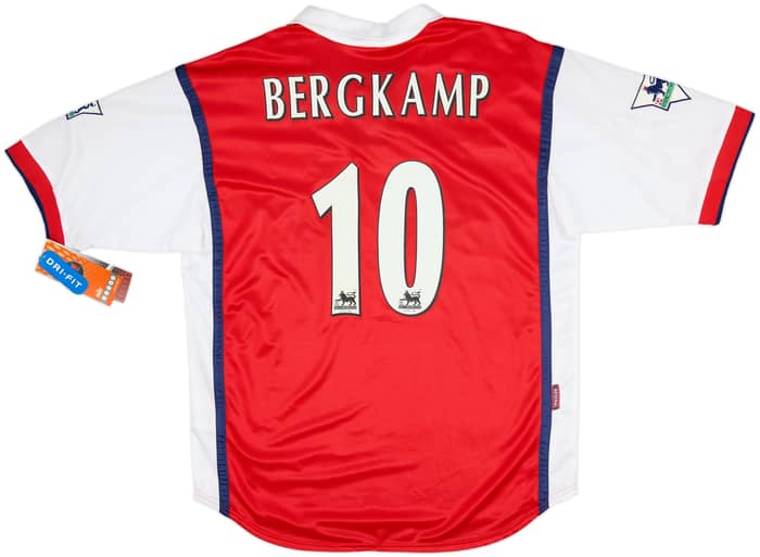 1999-00 Arsenal Home Shirt Bergkamp #10 (L)