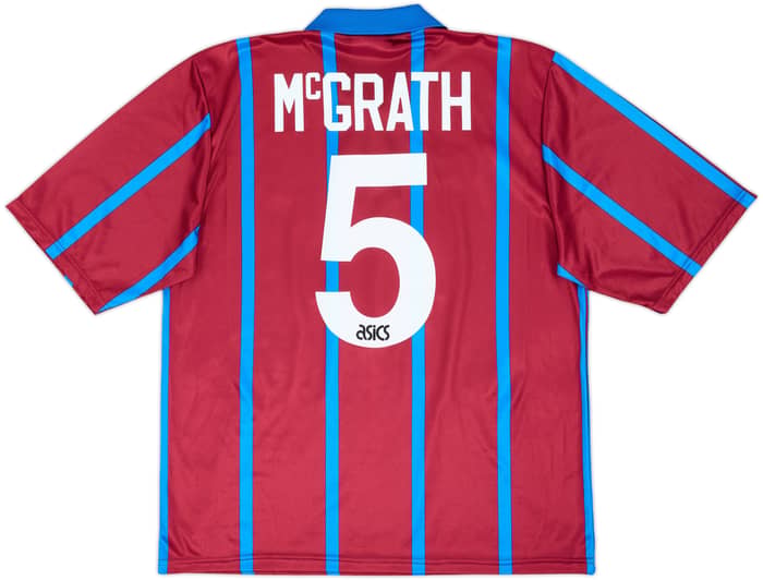 1993-95 Aston Villa Home Shirt McGrath #5 - 9/10 - (L)