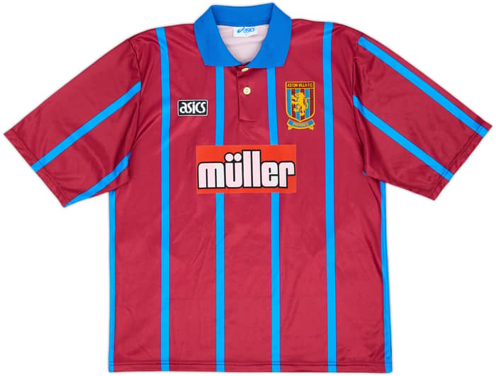 1993-95 Aston Villa Home Shirt McGrath #5 - 9/10 - (L)