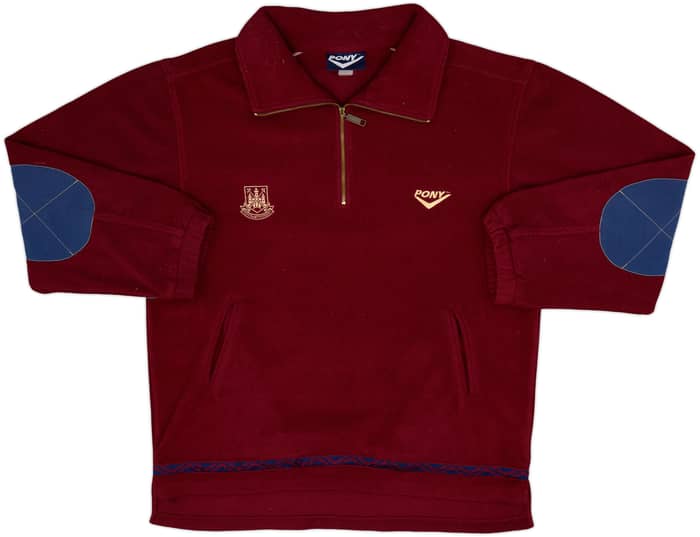 1995-97 West Ham Pony 1/4 Zip Fleece - 7/10 - (XXL)
