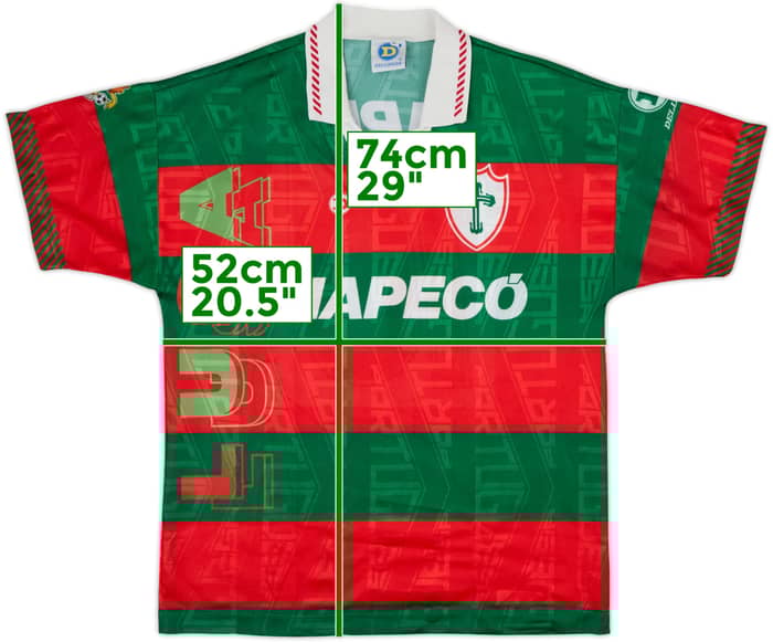 1995-96 Portuguesa Home Shirt #10 - 9/10 - (M)
