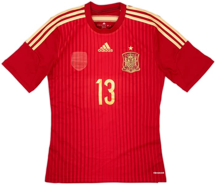 2013-15 Spain Home Shirt Mata #13 - 5/10 - (S)