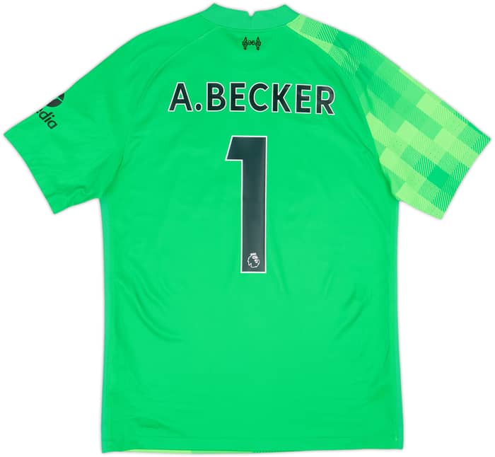 2021-22 Liverpool GK Shirt A.Becker #1 - 10/10 - (M)