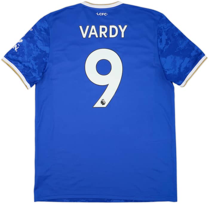 2021-22 Leicester Squad Signed Home Shirt Vardy #9 (L)