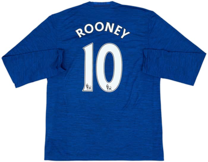 2016-17 Manchester United Away L/S Shirt Rooney #10 - 7/10 - (L)
