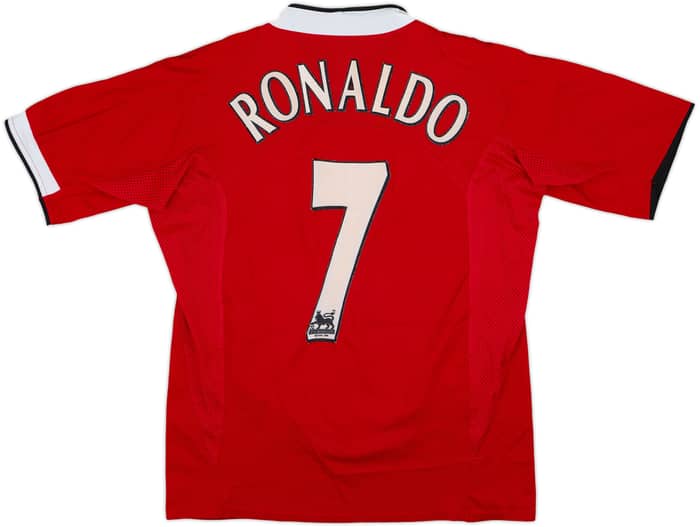 2004-06 Manchester United Home Shirt Ronaldo #7 - 8/10 - (M)