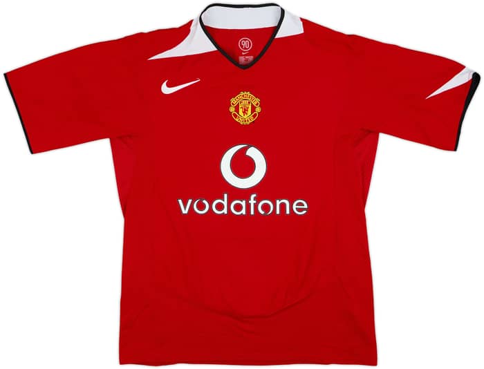2004-06 Manchester United Home Shirt Ronaldo #7 - 8/10 - (M)