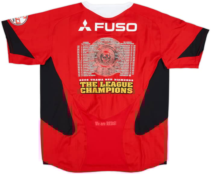 2006 Urawa Red Diamonds 'Champions' Home Shirt - 8/10 - (XL)