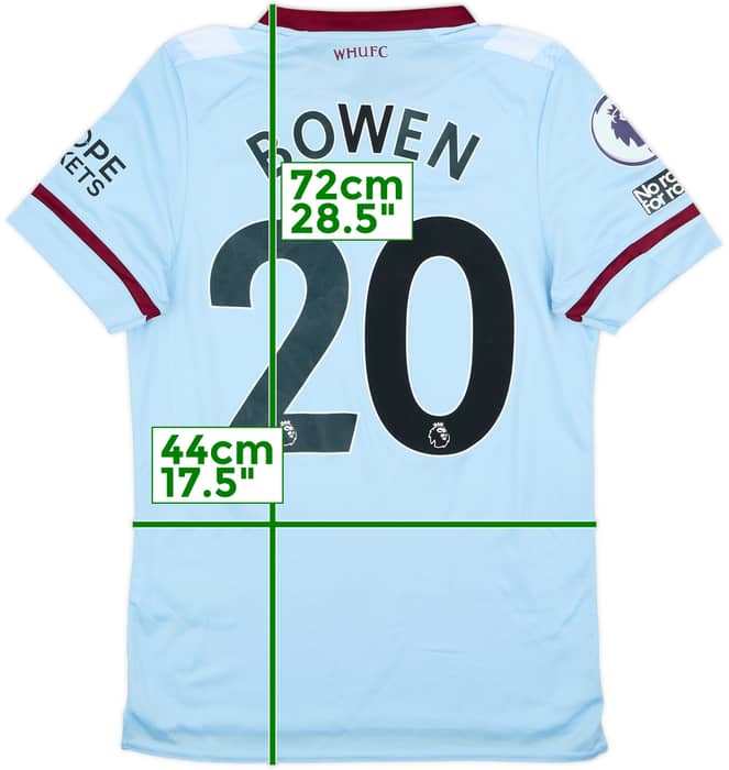 2021-22 West Ham Away Shirt Bowen #20 - 8/10 - (S)