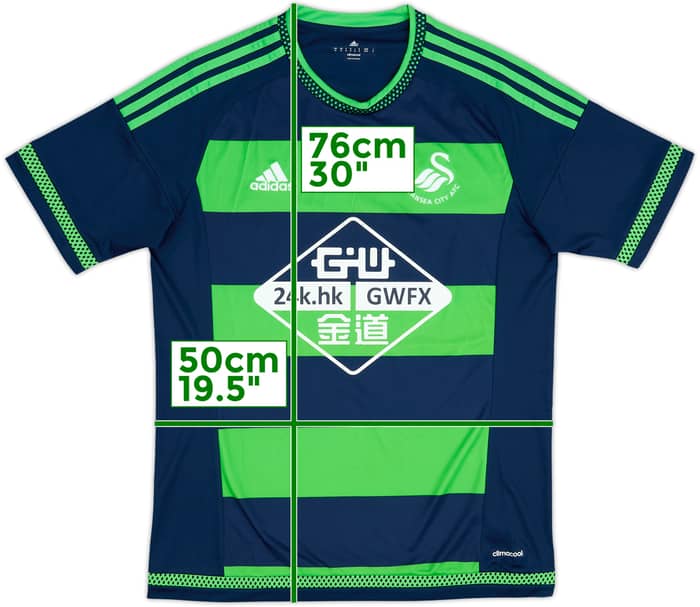 2015-16 Swansea Away Shirt - 8/10 - (M)