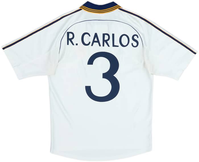 Camiseta de local del Real Madrid 1998-00 R.Carlos #3 - 5/10 - (M)