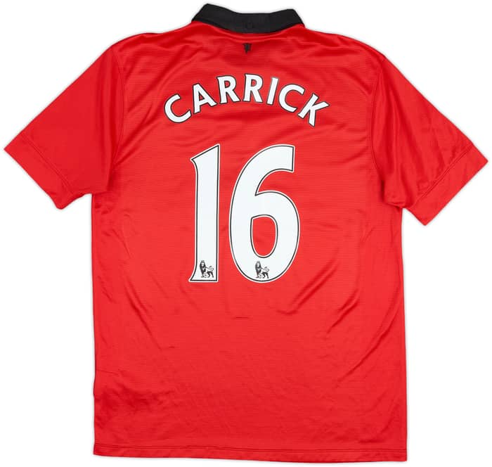 2013-14 Manchester United Home Shirt Carrick #16 - 5/10 - (L)