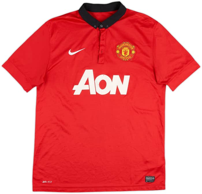 2013-14 Manchester United Home Shirt Carrick #16 - 5/10 - (L)