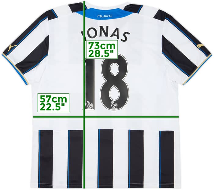 2013-14 Newcastle Home Shirt Jonas #18 (L)