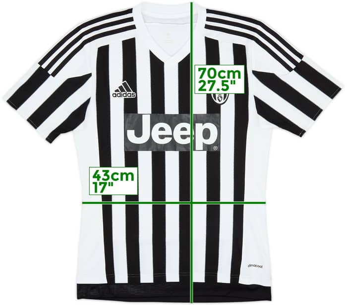 2015-16 Juventus Home Shirt - 7/10 - (XL.Boys)
