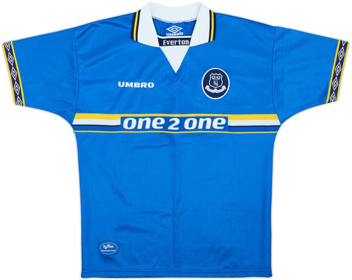 1997-99 Everton Home Shirt - 10/10 - (L.Boys)