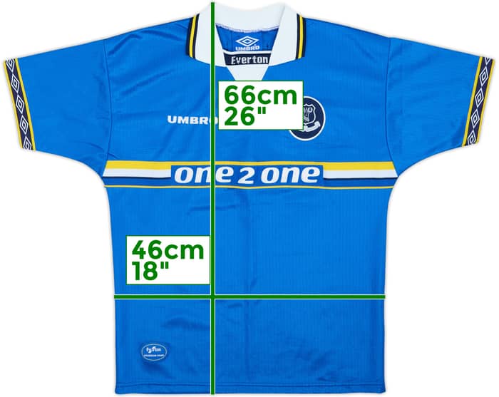 1997-99 Everton Home Shirt - 10/10 - (L.Boys)