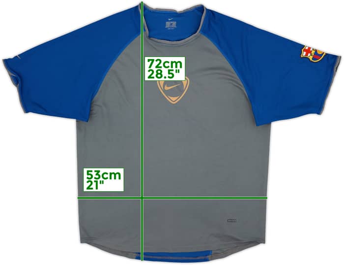 2001-02 Barcelona Nike Training Shirt - 7/10 - (M)