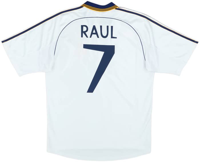 1998-00 Real Madrid Home Shirt Raul #7 - 7/10 - (M)