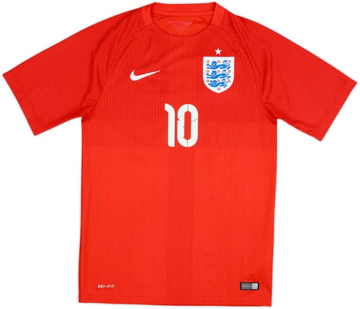 2014-15 England Away Shirt Rooney #10 - 4/10 - (S)
