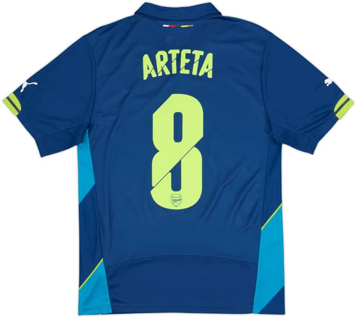 2014-15 Arsenal Third Shirt Arteta #8 - 7/10 - (S)