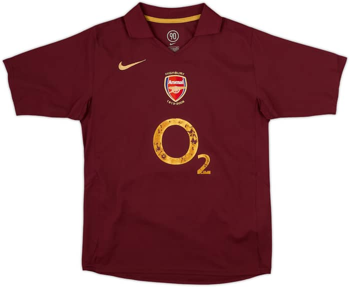 2005-06 Arsenal Home Shirt - 5/10 - (L.Boys)
