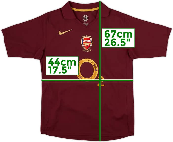 2005-06 Arsenal Home Shirt - 5/10 - (L.Boys)