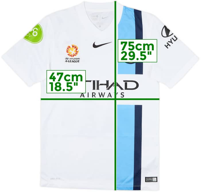2015-16 Melbourne City Home Shirt - 8/10 - (S)