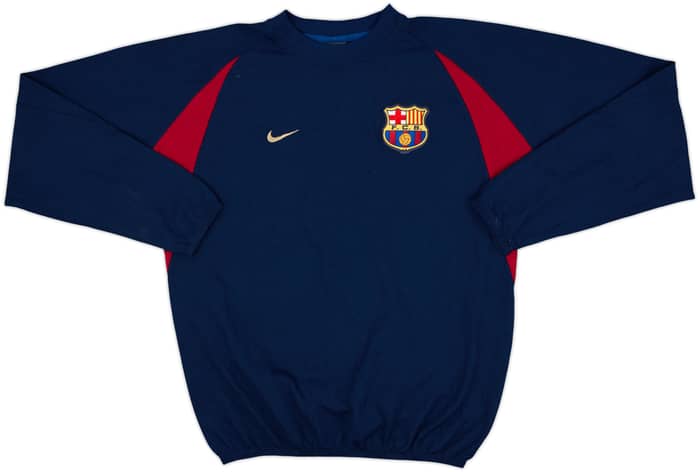 2002-03 Barcelona Nike Drill Top - 8/10 - (S)