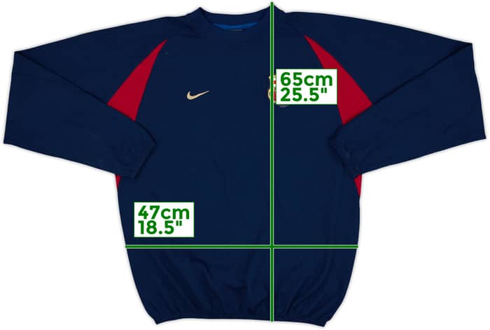 2002-03 Barcelona Nike Drill Top - 8/10 - (S)