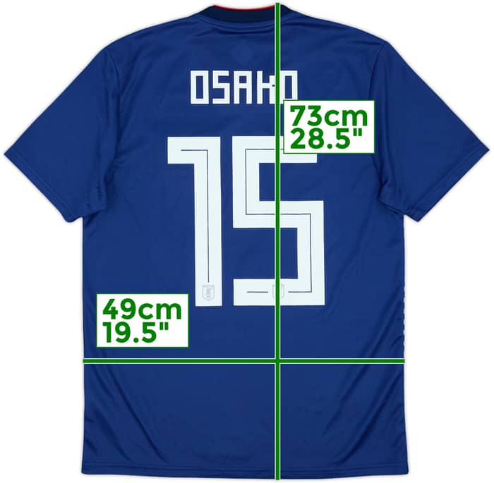 2018-19 Japan Home Shirt Osako #15 - 4/10 - (M)