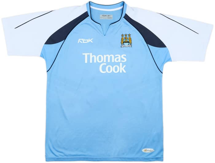 2006-07 Manchester City maillot domicile Dunne #22 - 8/10 - (L)