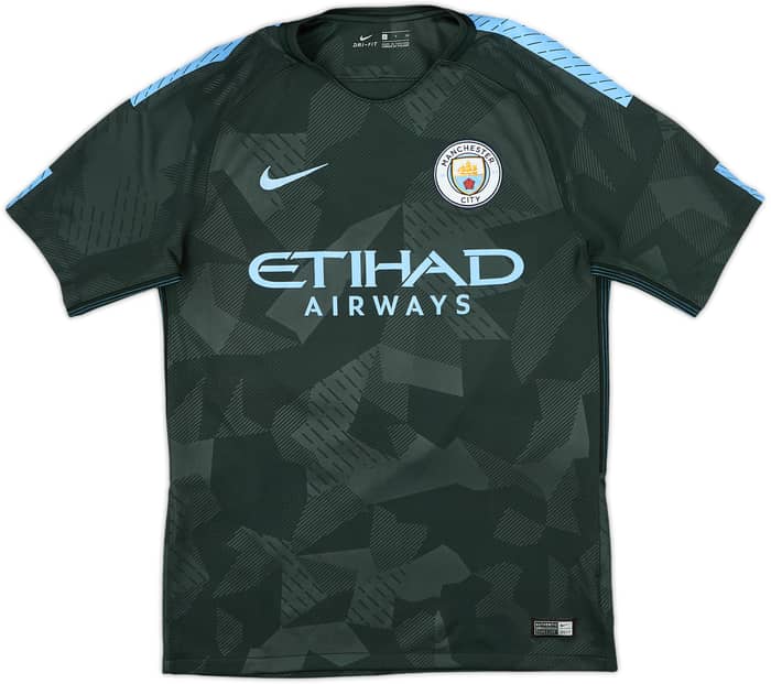 2017-18 Manchester City Third Shirt Kun Aguero #10 - 8/10 - (S)