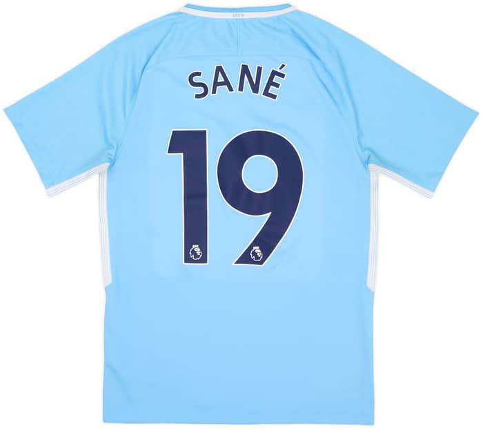 2017-18 Manchester City Home Shirt Sane #19 - 8/10 - (S)